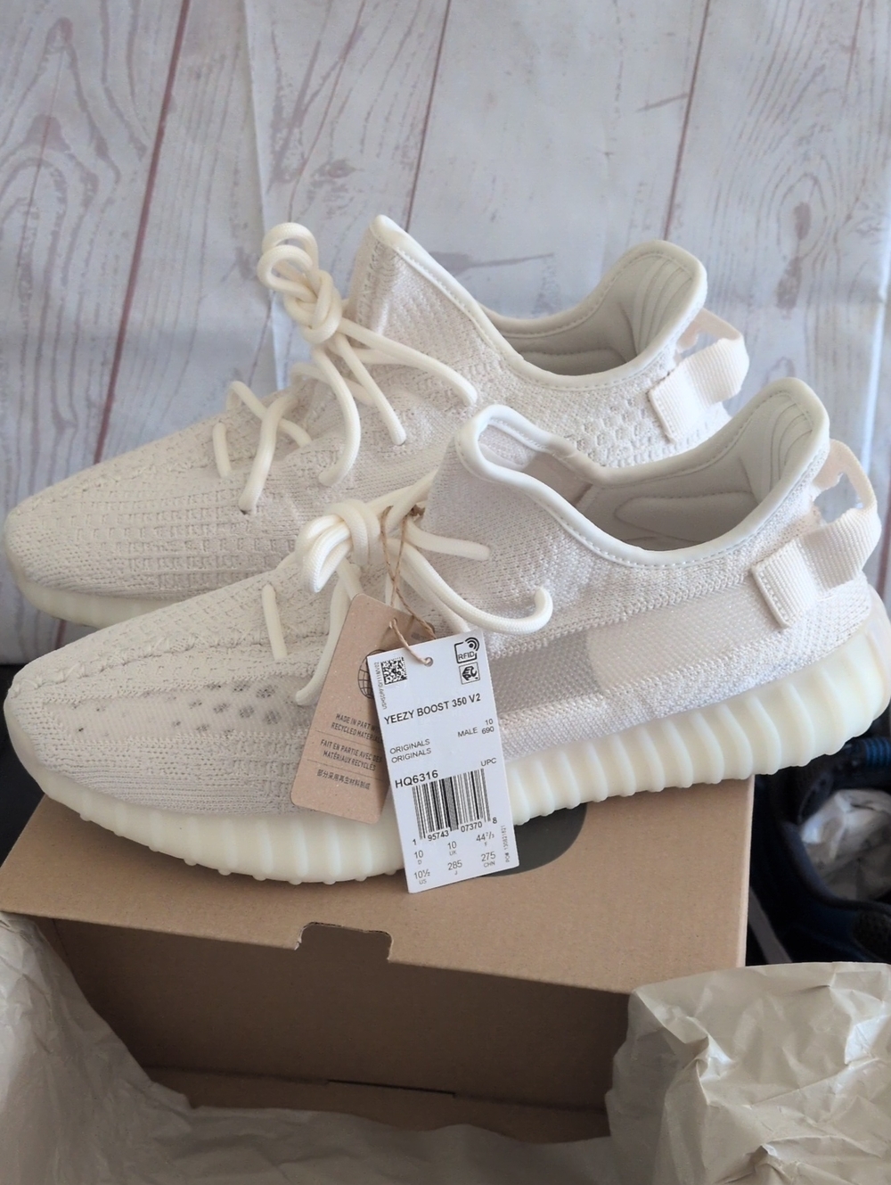 Adidas Yeezy Boost 350 V2 'Bone' Men's Size 10.5